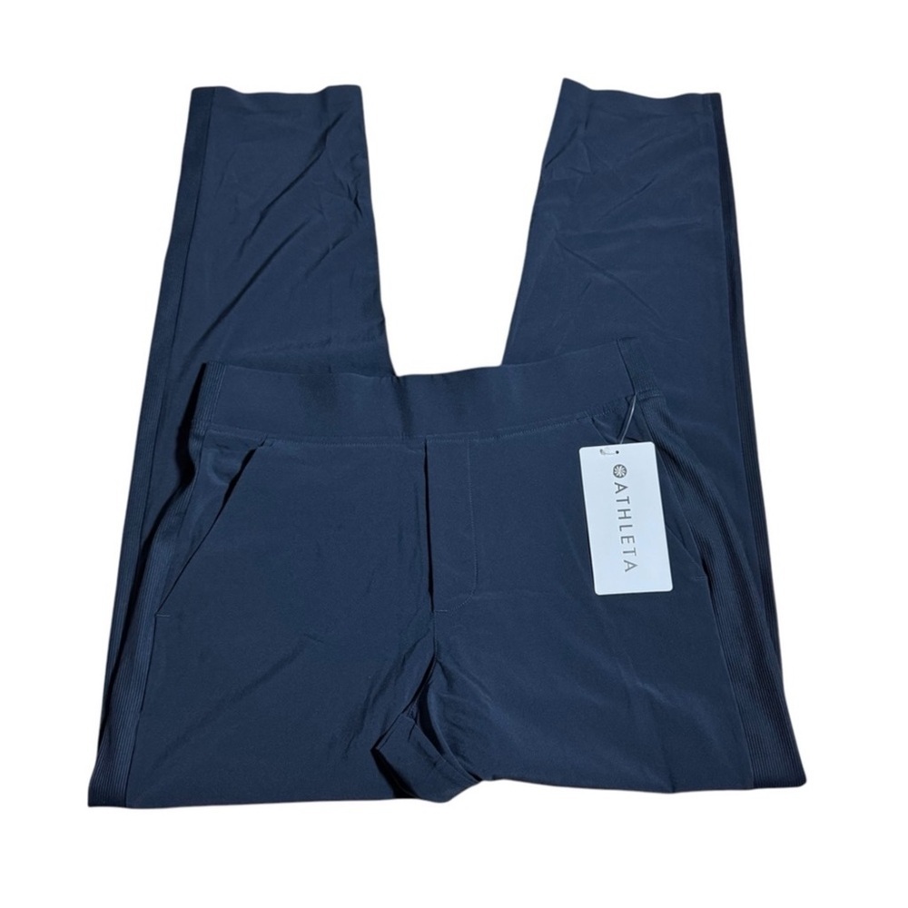 Athleta Brooklyn Mid Rise Ankle Pant NWT Navy - Picture 9 of 10